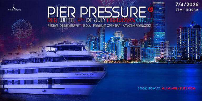 4th of July Miami Party: Red, White & Fireworks Cruise