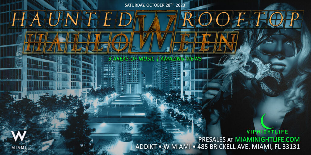 Haunted W Miami Rooftop Halloween Party